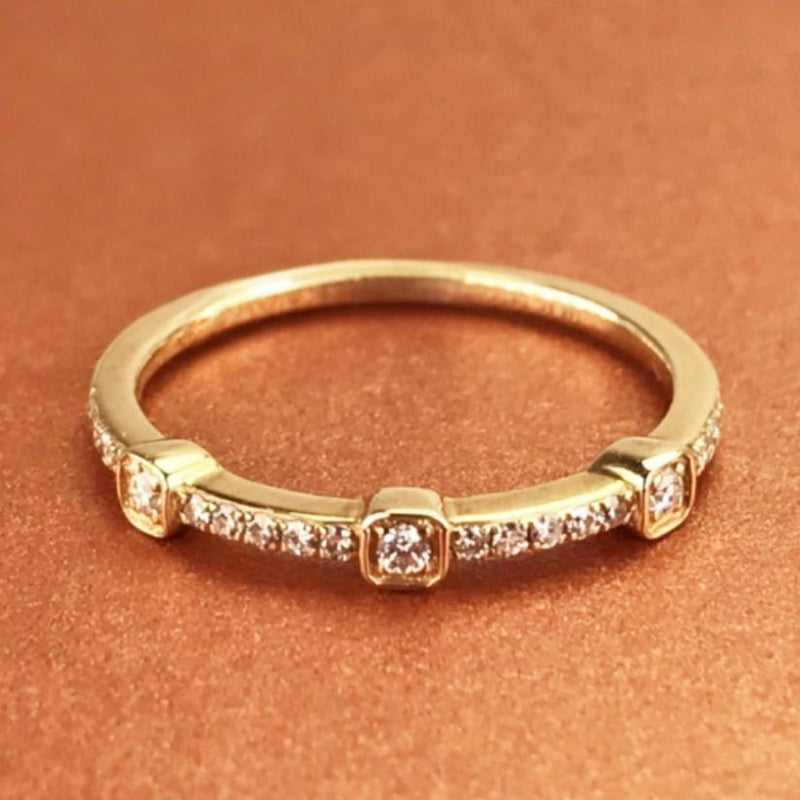 Diamond Station Ring