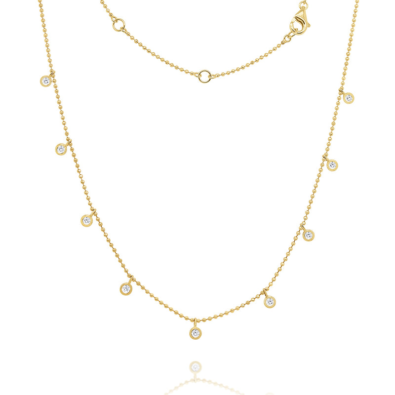 Delicate Diamond Cleopatra Necklace