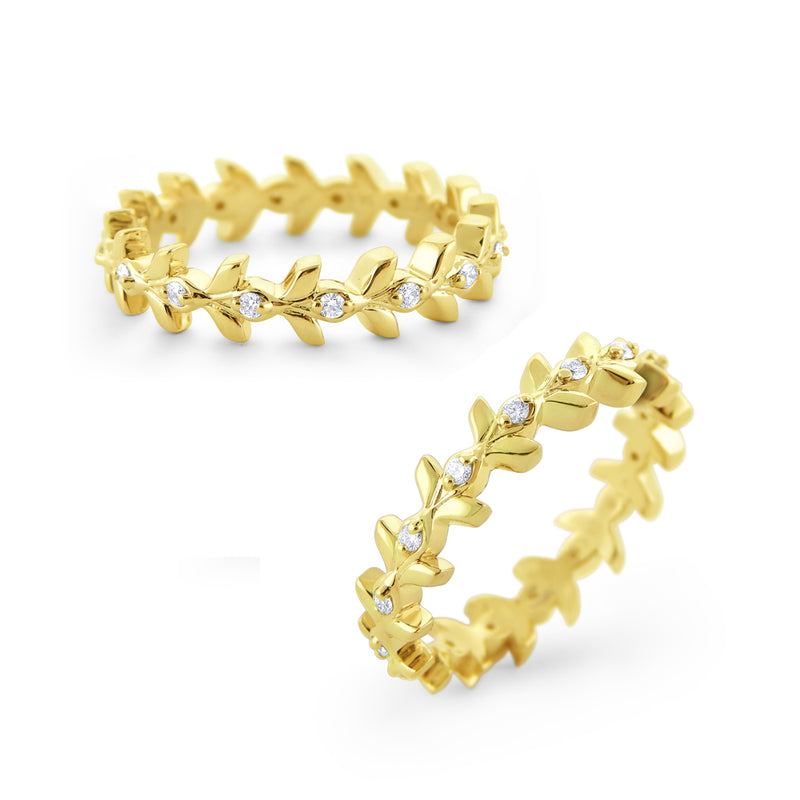 Vine Diamond Eternity Ring