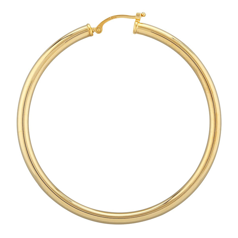 50mm Gold Hoop Earrings