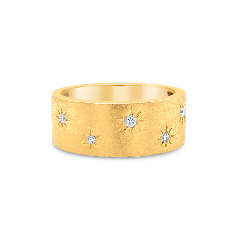 Wide Diamond Stars Band