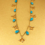 Turquoise Butterfly Necklace