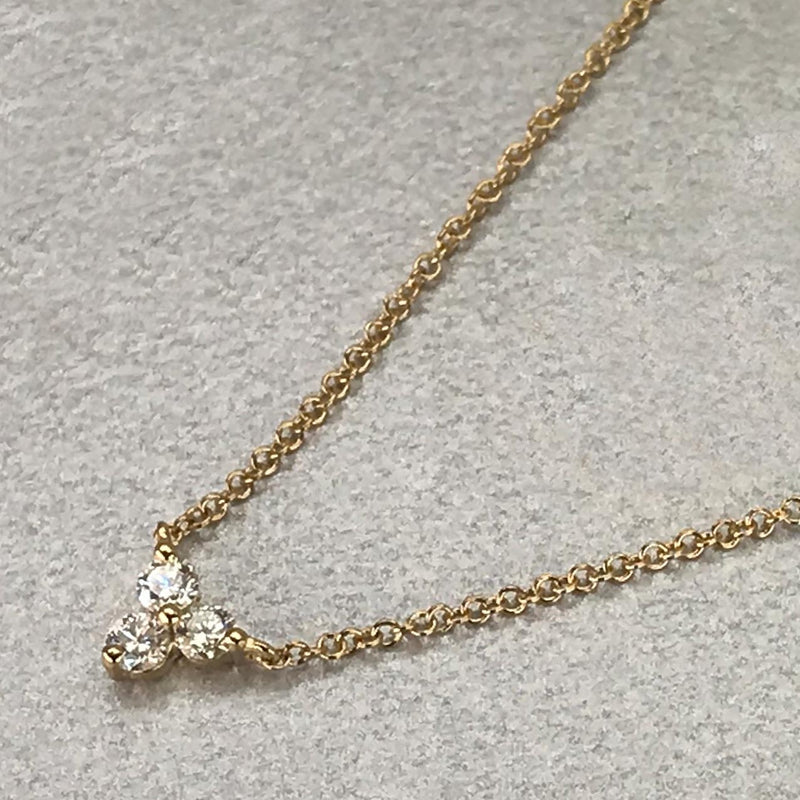 Triple Diamond Necklace