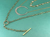 Gold Lariat with Diamonds