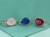 Organic Ruby Slice Ring