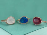 Organic Ruby Slice Ring