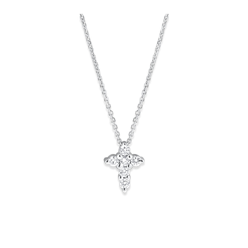 Diamond Mini Cross Necklace
