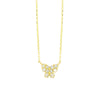 Delicate Butterfly Diamond Necklace