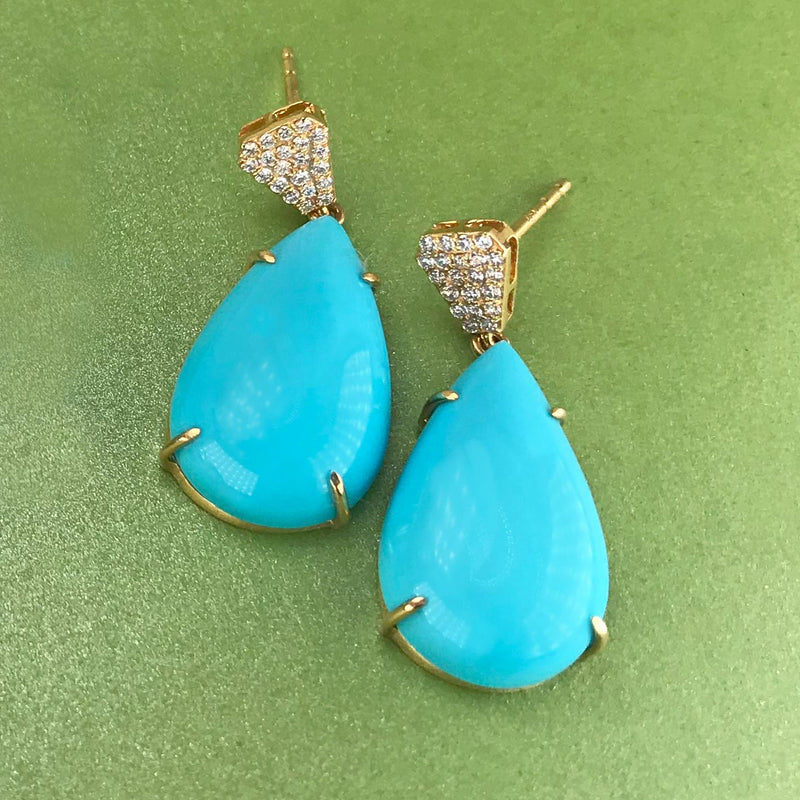Turquoise Drop Earrings
