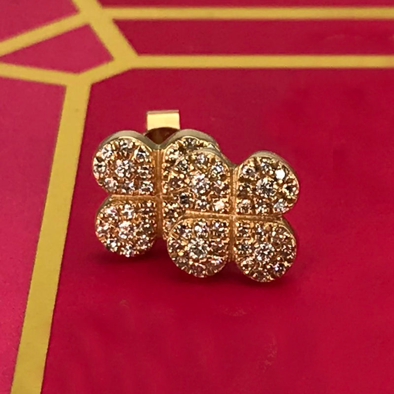 Quatrefoil Stud Earrings